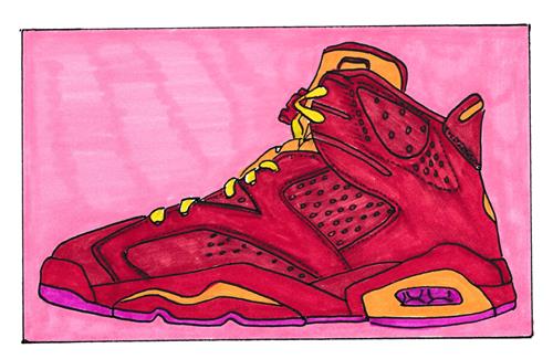 pop art sneakers
