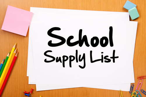 Supply List 