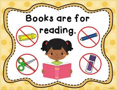 Books are for reading. Books are for reading.