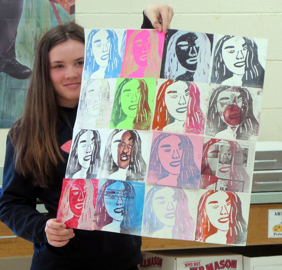 recreating warhol at bhms