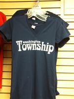 Blue V-Neck Tee 
