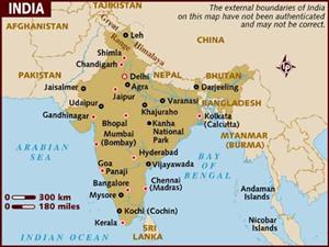 Map of India Map of India